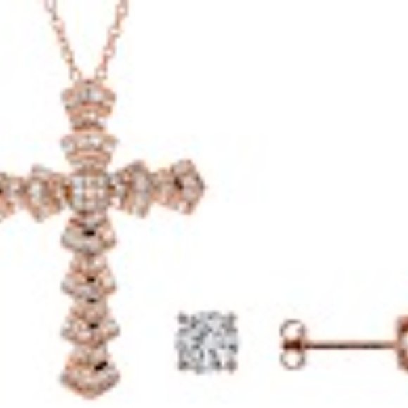 JTV Bella Luce Eterno Jewelry Jtvbella Luce Eterno Rose Cross
